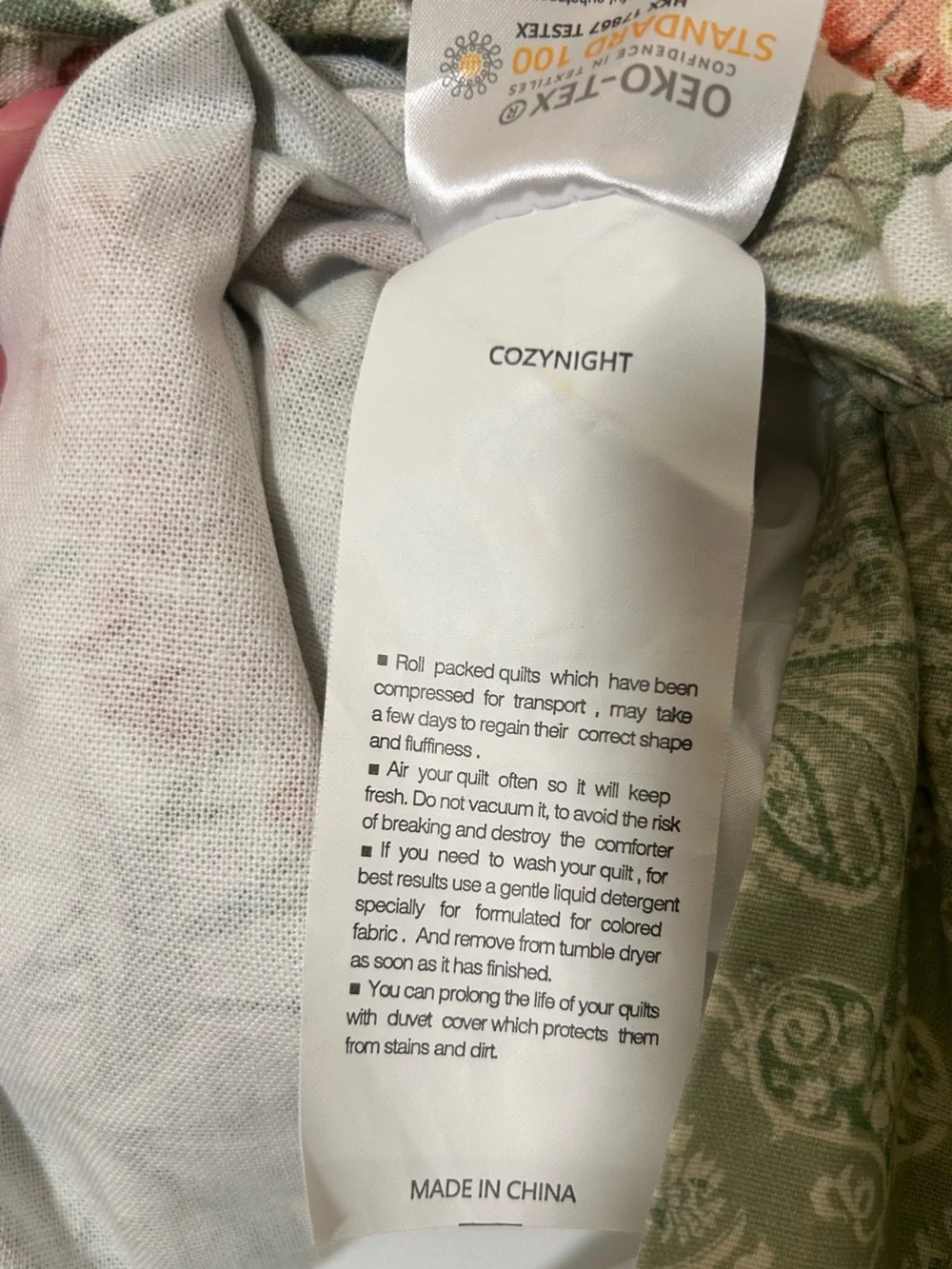 NWOT Pottery Barn Reversible Kravet Garden Floral Ikat Duvet Cover and Insert